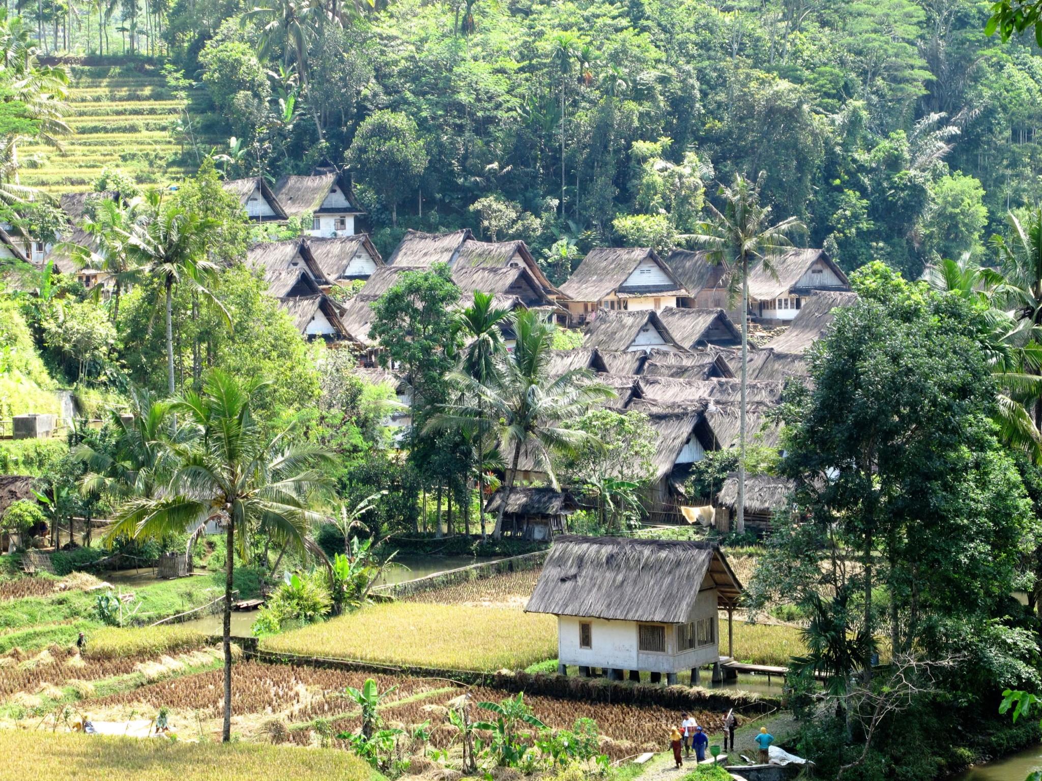Besuch im Dorf Kampung Naga