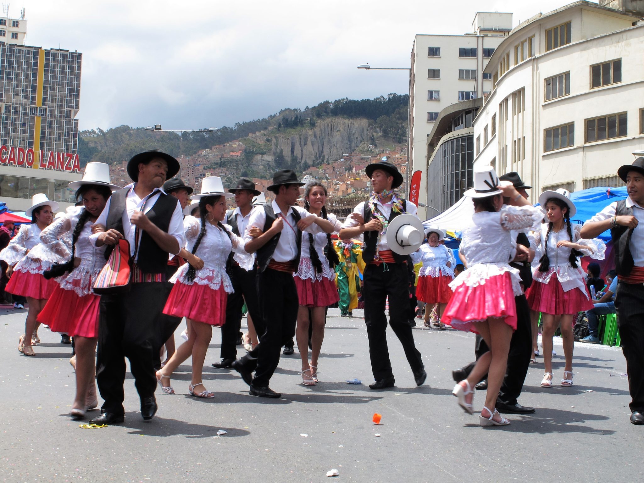 Folklore-Umzug Carneval La Paz